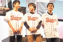 画像ギャラリー No.005のサムネイル画像 / ［TGS 2019］監督本人（を模した選手）も試合に参戦した「eドラフト会議直前 エキシビションマッチ 〜真中応援監督軍 vs G.G.佐藤軍〜」をレポート