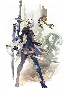 画像ギャラリー No.002のサムネイル画像 / 「ソウルキャリバーVI」に「NieR:Automata」の“2B(ヨルハ二号B型)”が参戦決定。キャラクター紹介PVも公開に