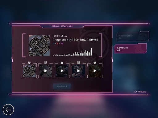 画像ギャラリー No.002のサムネイル画像 / 「Cytus II」，ver.1.2にアップデート。新システム「Black Market」が実装
