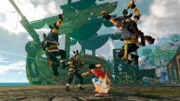 画像ギャラリー No.006のサムネイル画像 / 「ONE PIECE WORLD SEEKER」の舞台はゲームオリジナルの新世界。“ゴムゴムの実”の能力を活用した必殺技や遠距離の攻防も