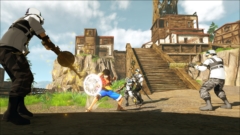 画像ギャラリー No.038のサムネイル画像 / PS4「ONE PIECE WORLD SEEKER」に登場するサボとロブ・ルッチ,“覇気”を使ったルフィのアクション,舞台となる“監獄島”を紹介
