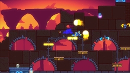 画像ギャラリー No.003のサムネイル画像 / ロックマンライクな横スクロールアクション「20XX」がPS4,Nintendo Switchで配信開始。11日にはXbox One版のリリースも