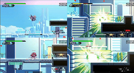 画像ギャラリー No.006のサムネイル画像 / ハイスピードメカアクション「HARDCORE MECHA」,シングルとマルチの各モードや登場キャラ,プレイアブルメカ5体の情報が公開