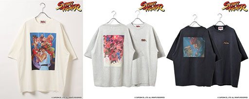画像ギャラリー No.003のサムネイル画像 / カジュアルブランドRAGEBLUEと対戦格闘「ストリートファイターII」がコラボ。公式ストアなど一部店舗で先行販売が開始に