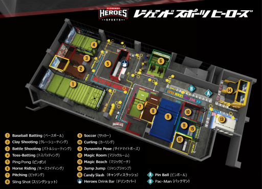 画像ギャラリー No.004のサムネイル画像 / 「レジェンドスポーツヒーローズ」のプレイ券付き宿泊プランがホテル ザ・マンハッタンに登場