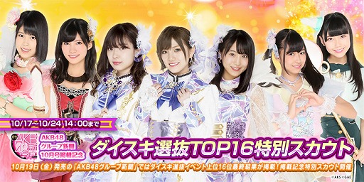 画像ギャラリー No.007のサムネイル画像 / 「AKB48 ダイスキャラバン」姉妹グループコラボ第7弾が10月24日から開催