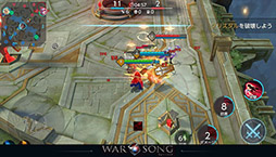 画像ギャラリー No.003のサムネイル画像 / スマホ向けMOBA「War Song」が正式配信開始。「KOF '97」とのコラボでゲーム内に八神庵が参戦,獲得条件も明らかに