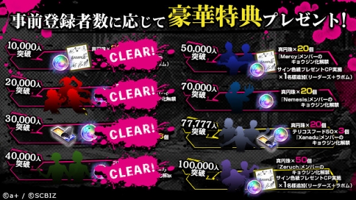 画像ギャラリー No.001のサムネイル画像 / 「シンエンレジスト」，事前登録者数が4万人を突破。描き下ろしお祝いイラストを公開