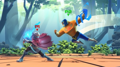 画像ギャラリー No.025のサムネイル画像 / Nintendo Switch版「Brawlout」が配信。最大4人で楽しめるバトルロワイヤル格闘アクション