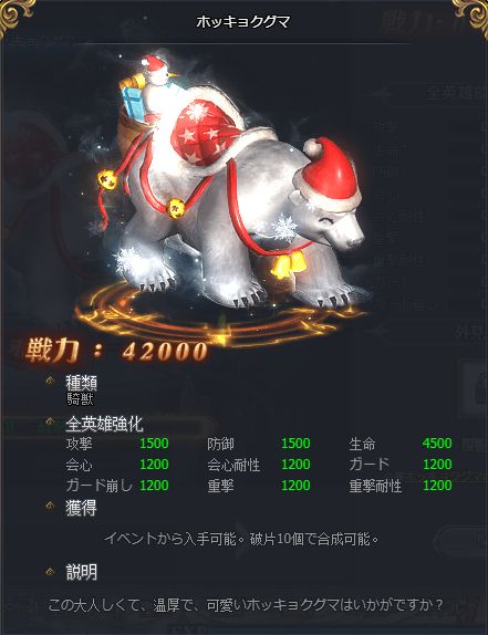 画像ギャラリー No.004のサムネイル画像 / 「騎士と翼のフロンティア」，クリスマスイベントが開催＆新サーバー「ベーラ」が公開