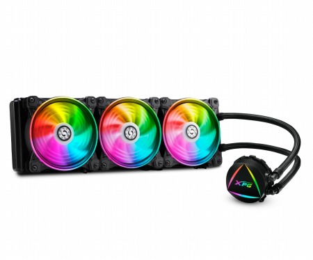 画像ギャラリー No.001のサムネイル画像 / XPG,240mmと360mmのゲーマー向け簡易液冷CPUクーラーを発売