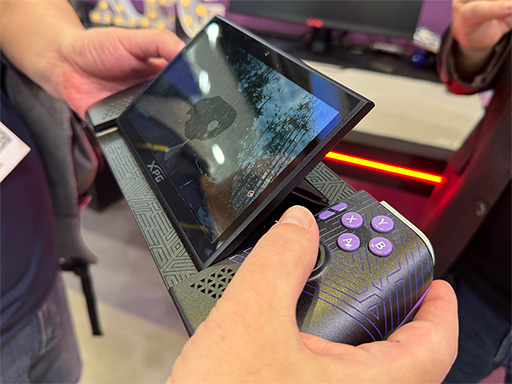 画像ギャラリー No.004のサムネイル画像 / ADATAが開発中の携帯型ゲームPC「XPG Nia」は,新型メモリ「LPCAMM2」採用でメモリをユーザーが交換できる