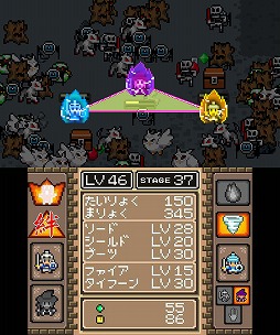 画像ギャラリー No.005のサムネイル画像 / 魔女と勇者が協力して戦う3DS向けACT「魔女と勇者III」,本日配信を開始