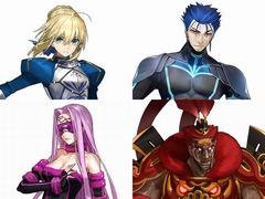 「Fate/EXTELLA LINK」，アルトリア，メデューサ，クー・フーリン，呂布のショートプレイ動画とプロフィールを紹介