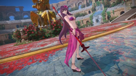 画像ギャラリー No.021のサムネイル画像 / Fateシリーズ最新作「Fate/EXTELLA LINK」が本日発売。DLC衣装第1弾「トロピカルセット」の紹介動画と今後の配信スケジュールが明らかに
