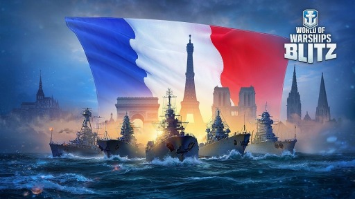 画像ギャラリー No.012のサムネイル画像 / 「World of Warships Blitz」，フランス艦艇ツリーに8隻の戦艦を追加。最新PVを公開