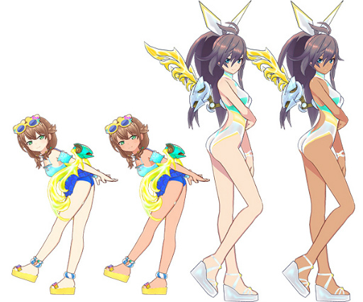 画像ギャラリー No.023のサムネイル画像 / 「ドールズオーダー」水着第3弾のランスロット＆マーリンが登場