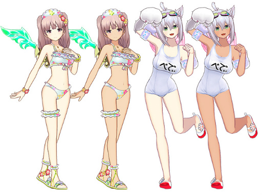 画像ギャラリー No.023のサムネイル画像 / 「ドールズオーダー」,水着第4弾はイゾルデ&ベディヴィエール
