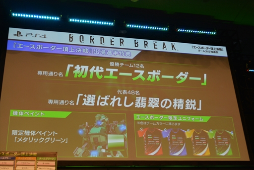 画像ギャラリー No.008のサムネイル画像 / ボーダーブレイクの春の施策が明らかに。「エースボーダー頂上決戦チーム分け抽選会&出張版ボーダーブレイクのボ!in セガフェス」レポート