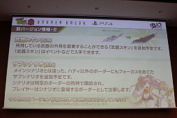 画像ギャラリー No.026のサムネイル画像 / 「ボーダーブレイク」の10年を開発者とゲストが振り返る,「10周年だヨ!ボダりな祭」レポート。12月のPS4版アップデートも一部が明らかに