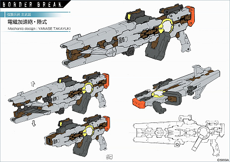 画像ギャラリー No.010のサムネイル画像 / PS4版「ボーダーブレイク」，メカニックデザイナー・柳瀬敬之氏がデザインしたコラボ武器が登場