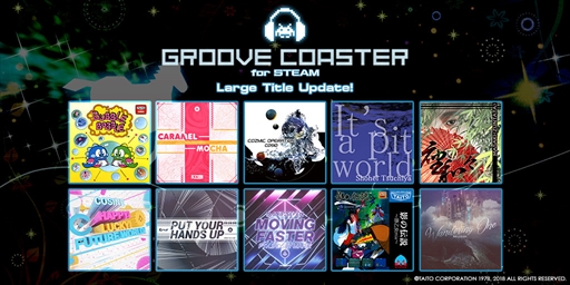 画像ギャラリー No.002のサムネイル画像 / Steam版「GROOVE COASTER」，収録楽曲を10曲追加する大型アップデートを9月12日に実施。スコアアタックコンテストの開催も