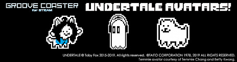 画像ギャラリー No.004のサムネイル画像 / PC版「GROOVE COASTER」でインディーゲーム「UNDERTALE」の楽曲第2弾の配信が開始。2日間限定でゲーム本体のセールも実施