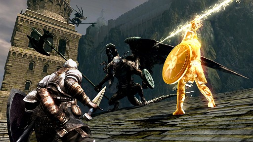 画像ギャラリー No.002のサムネイル画像 / 人は電車の中で「DARK SOULS REMASTERED」を遊んで心が折れずに済むのか。Switch版の携帯モードで試してみた