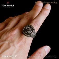 画像ギャラリー No.007のサムネイル画像 / 「DARK SOULS」シリーズの「静かに眠る竜印の指輪」がシルバーリングに。TORCH TORCHから8月に発売