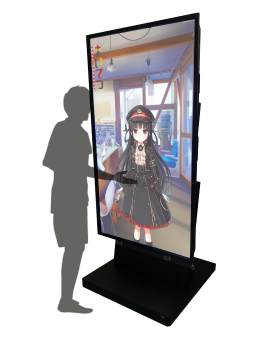 画像ギャラリー No.001のサムネイル画像 / 動くハチロクと触れ合える。「まいてつ」の大型のデジタルサイネージが秋葉原ソフマップに登場