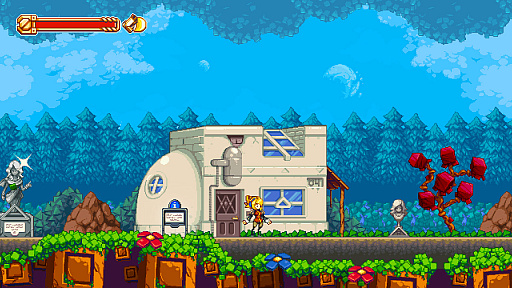 画像ギャラリー No.006のサムネイル画像 / たった1人で7年かけて開発した2Dドット絵アクション「Iconoclasts」がPC/MAC/PS4/PS Vita向けに1月23日にリリース