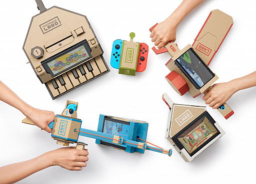 画像ギャラリー No.008のサムネイル画像 / Nintendo Switchのコントローラをダンボールで作る新しい遊び「Nintendo Labo」が4月20日に発売。東京と大阪では体験できるイベントも開催予定