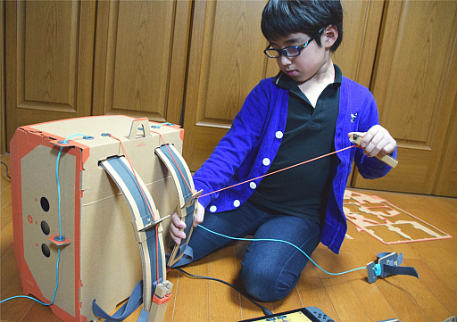 画像ギャラリー No.036のサムネイル画像 / 本日発売「Nintendo Labo」の親子体験記【基本編】。驚きと感心の連続で,作る過程から面白い!