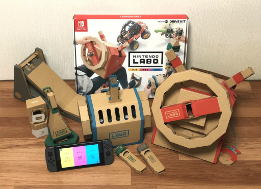 画像ギャラリー No.002のサムネイル画像 / 「Nintendo Labo」のToy-Conキット第3弾「ドライブキット」が登場。仕掛けも面白さも進化し,車や潜水艦,飛行機で陸・海・空を遊び尽くせる
