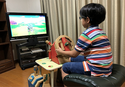画像ギャラリー No.004のサムネイル画像 / 「Nintendo Labo」のToy-Conキット第3弾「ドライブキット」が登場。仕掛けも面白さも進化し,車や潜水艦,飛行機で陸・海・空を遊び尽くせる