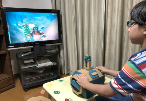 画像ギャラリー No.023のサムネイル画像 / 「Nintendo Labo」のToy-Conキット第3弾「ドライブキット」が登場。仕掛けも面白さも進化し,車や潜水艦,飛行機で陸・海・空を遊び尽くせる