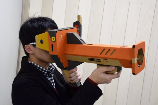画像ギャラリー No.001のサムネイル画像 / VR空間でゲームやお絵かきが楽しめる「Nintendo Labo：VR Kit」を先行プレイ。遊びの可能性がさらに広がった，Toy-Conシリーズ第4弾