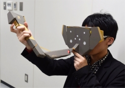 画像ギャラリー No.007のサムネイル画像 / VR空間でゲームやお絵かきが楽しめる「Nintendo Labo：VR Kit」を先行プレイ。遊びの可能性がさらに広がった，Toy-Conシリーズ第4弾