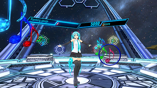 画像ギャラリー No.005のサムネイル画像 / 「初音ミク」のPC向けVR対応リズムアクションがSteamで今春より配信へ。HTC ViveとOculus Riftに対応
