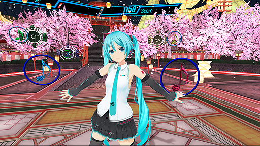 画像ギャラリー No.003のサムネイル画像 / PC向けVRリズムアクション「初音ミクVR」の配信がSteamで本日スタート。3月16日までは20％オフで購入可能