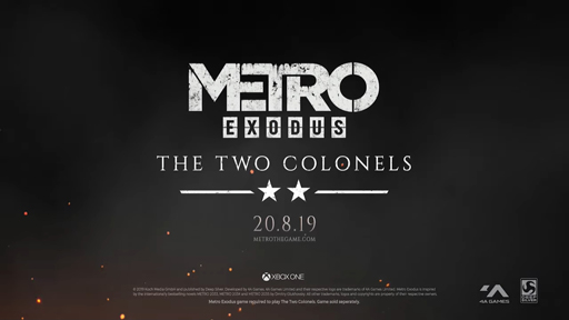 画像ギャラリー No.006のサムネイル画像 / ［gamescom］「Metro Exodus」のDLC第1弾「THE TWO COLONELS」が欧州時間の2019年8月20日に配信