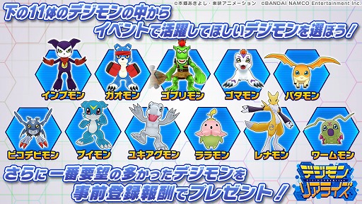 画像ギャラリー No.001のサムネイル画像 / 「デジモンリアライズ」，事前登録者数が20万人を突破。Twitterでアンケート企画も開催中