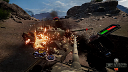 画像ギャラリー No.011のサムネイル画像 / VRアクティビティ「World of Tanks VR」が，日本で正式サービスを開始。VRカフェバーVREX全店舗にて，白熱のVR戦車戦が繰り広げられる！