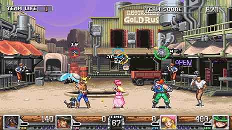 画像ギャラリー No.006のサムネイル画像 / Nintendo Switch版「WILD GUNS Reloaded」の配信が本日スタート。PS4版に「ボスラッシュモード」「ビギナーモード」を加えての登場