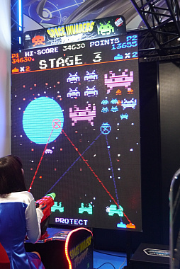 画像ギャラリー No.007のサムネイル画像 / ［JAEPO2018］頭をカラッポにして，インベーダーを撃ちまくれ！「SPACE INVADERS FRENZY」プレイレポート