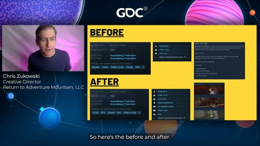 画像ギャラリー No.019のサムネイル画像 / ［GDC 2021］膨大な数のゲームが流通するSteamで強い印象を与えるには？ Steamページの作り方を指南する講演を紹介