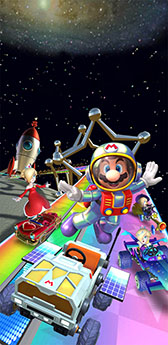 画像ギャラリー No.001のサムネイル画像 / 「マリオカート ツアー」でスペースツアーが本日スタート。宇宙服を着たマリオ(サテラビュー)などが登場