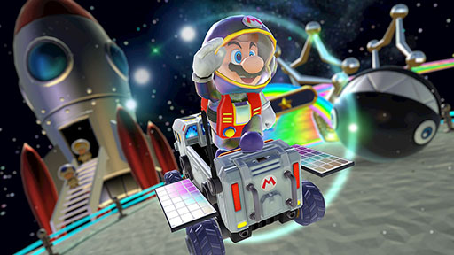 画像ギャラリー No.002のサムネイル画像 / 「マリオカート ツアー」でスペースツアーが本日スタート。宇宙服を着たマリオ(サテラビュー)などが登場
