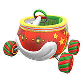 画像ギャラリー No.006のサムネイル画像 / 「マリオカート ツアー」でホリデーツアーがスタート。新マシン“クリスマスクラウン”やサンタに扮したマリオらが登場