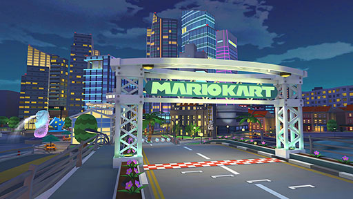 画像ギャラリー No.001のサムネイル画像 / 「マリオカート ツアー」でシンガポールツアーが1月26日まで開催中。バカンスを楽しむルイージやライオンをかたどったデザインが目を引くマシンが登場